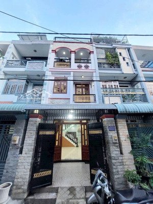 bán nhà sổ hồng riêng đường số 6 bhhb quan bình tân 4,2*17 trệt 3lau giá 5ty2 tl