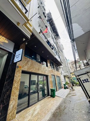 bán toà văn phòng 6 tầng thang máy thông sàn ô tô tránh, 64m2 mt: 5.1m 2 thoáng, giá: 26.5 tỷ