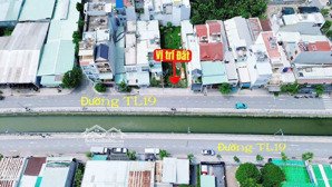 bán lô đất đẹp mặt tiền đường 30m tl19, q12. giáp gò vấp. dt 5x34m, cn đủ, full thổ cư, giá 9.9tỷ