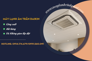 Thầu lắp đặt Điều hòa âm trần DAIKIN FCNQ30MV1 làm mát không gian lớn với độ bền cao