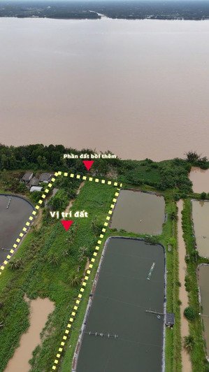 5.345m² đất mặt tiền sông siêu đẹp giá siêu êm 265 triệu/1.000m²