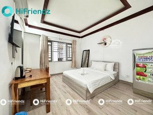 cho thuê 1pn 30m2 full nt, gần cầu ông lãnh q1, bùi viện,cho nuôi thú cưng, trống sẵn ở liền