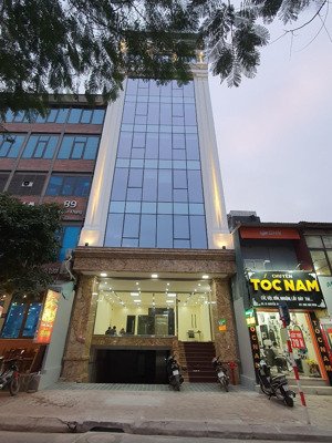 cho thuê tòa nguyễn trãi: 130m2x8 tầng có hầm, mt 8m, thông sàn, thang máy, pccc chuẩn, 100tr/th