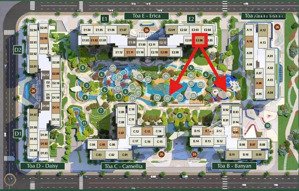 cực hiếm có - view trực diện nội khu hồ bơi 2pn tòa e - lumiere boulevard hướng đông nam - 4,8 tỷ
