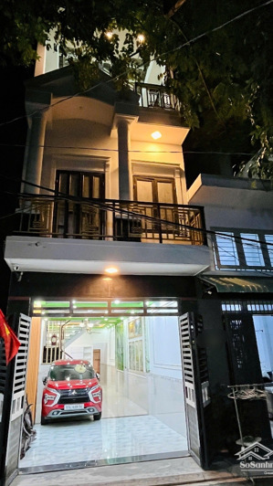 nhà 3 tầng đẹp đối diện sơn ca 5 quận 12 75,5m hẻm 7m6 ô tô đậu trong nhà giá 6ty750