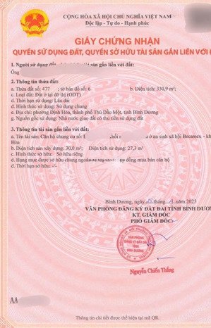 nhà ở xã hội becamex định hòa, lầu 4 sổ hồng 440 triệu. toàn quốc mua được. nhận ký gửi