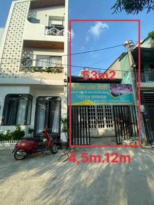 bán đất hẻm 6m 105 vườn lài, dt: 4,5x12m. (52m2) tặng kho trên đất. xe hơi thoải mái.