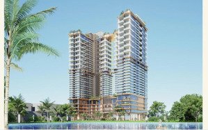 booking duplex vip dự án rivea hà nội cđt meyhomes có bể bơi riêng view sông hồng . lh t