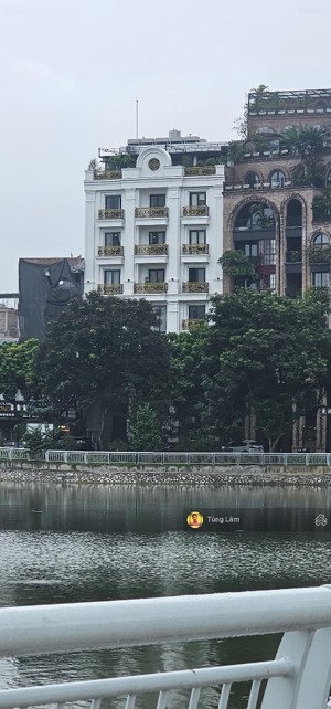 số 99 mặt hồ ba mẫu. dt 382m2 x10t (2 hầm), mt 13.6m, giá 260 tỷ, hđ thuê 600tr/th