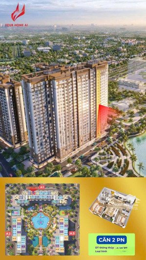 hàng hiếm căn 2pn vinhomes view ngắm pháo hoa - giá rẻ nhất dự án chỉ 2.7x tỷ