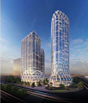 bán căn hộ 2pn 55m2 tầng 24 tại doji diamond crown hải phòng sổ hồng lâu dài, view bắc thoáng mát