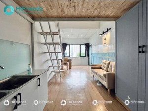 căn hộ có gác mới khai trương siêu rộng 40m2 ngay nơ trang long bình thạnh gần chợ bà chiểu