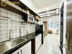 cho thuê phòng trọ gác full nt ở khu bàu cát, tân bình - thang máy, bảo vệ, hầm xe cực rộng