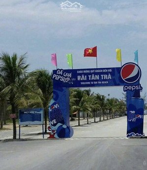 bán đất mặt tiền võ văn đồng, hòa hải, dt 180m2 gần bãi tắm tân trà giá 13.5 tỷ tl