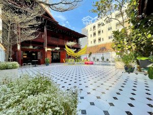 cho thuê villa nguyễn văn hưởng, thảo điền, 380m2, giá 90tr, 3 tầng, 5pn, hồ bơi, sv, full nt