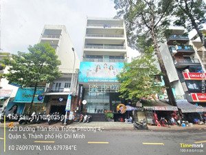 (tin thật) tòa nhà 265-267 trần bình trọng - dt 10x20m - hầm + 7 tầng - hđt 330tr/thg - giá 150 tỷ!