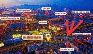 masteri đà nẵng, độc quyền căn 2pn view pháo hoa toà a trục 12 tầng 10, giá công khai 6 tỷ 7