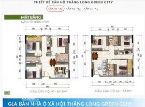 kim chung - đông anh - bán quỹ căn thương mại - lô góc - chỉ nhỉnh 2 tỷ / căn