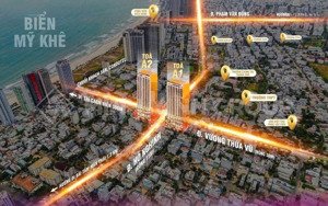 bán căn hộ sun costa residence đà nẵng, view biển mỹ khê, tầng cao, giá tốt nhất thị trường