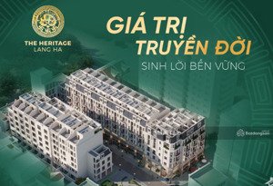 suất ngoại giao căn liền kề 6 tầng 1 hầm mặt phố láng hạ, ngay dưới chân toà the nelson