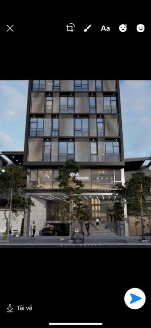 toà văn phòng 9 tầng + 1 hầm mặt phố võ chí công dòng tiền siêu khủng dt:300/400m mt:13m toà nhà xâ