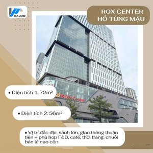 siêu hot! cho thuê mặt bằng tầng 1,2 rox hồ tùng mậu