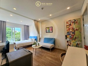 sẵn căn hộ studio full nội thất mới - chỉ tính mỗi điện - có hồ bơi riêng