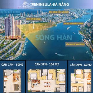 quỹ căn chuyển nhượng - chênh nhẹ - tầng cao - đa dạng tầm view sông, biển - giá cực cạnh tranh