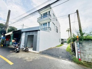 nhà 2 mặt tiền góc hiếm ngã ba cây điệp, dĩ an dt: 4.5x18m (82m, sàn 190m hoàn công đủ)