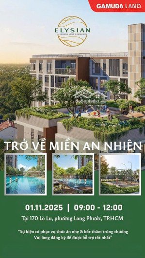 mua trực tiếp cđt gamuda land - tt 5% ký hđmb -thanh toán 30% trước khi nhận nhà! 