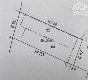 mảnh đất phố đào tấn - diện tích 105m2 - mặt tiền 6.5m - xây tòa ccmn , văn phòng - giá đầu tư 26 t