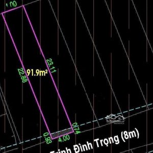 đường 8m thông 173 khuông việt - 149 trịnh đình trọng 96m2 chỉ 8.7 tỷ