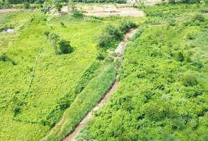 đất xây nhà vườn view suối hòa ninh, cao ráo không ngập, 1300m2 có 140m2 đất ở.