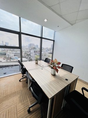 phòng làm việc nhóm 7 người trọn gói chỉ 23 triệu/tháng