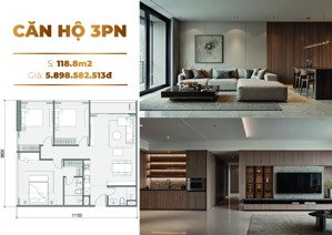 bán căn hộ 3 phòng ngủ view sông khu đô thị phía đông hà nội