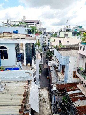 nhà kiên cố 4 tầng - hẻm thông tứ tung - chủ tự xây ở rất kỹ - chỉ xách vali vào ở