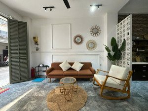 cho thuê nhà trệt lầu hẻm oto đường trương định