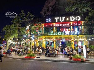 cho thuê nhà mặt phố vũ phạm hàm vị trí đắc địa 100m2x2t, mặt tiền 6m, vỉa hè siêu rộng