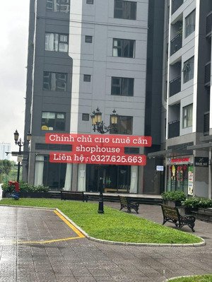 chính chủ cho thuê mặt bằng kinh doanh vinhomes smart city hà nội 54m2