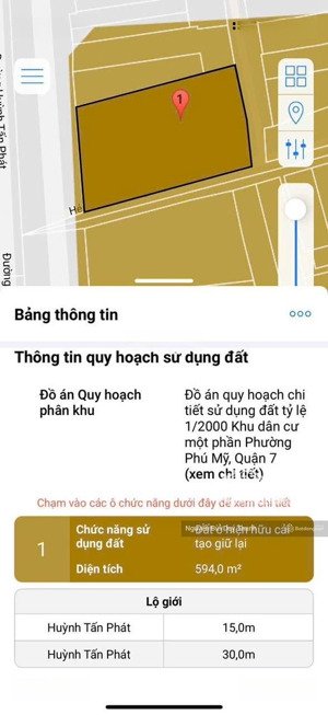 bán nhà chính chủ 1627 huỳnh tấn phát, quận 7 dt: 20x32m ctxd: hầm 8 tầng giá 80 tỷ