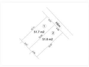 Bán 2 lô đất liền kề đường Nguyễn Thị Định Phước Long Nha Trang