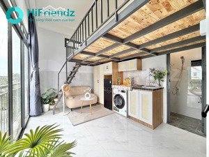 cho thuê phòng chdv mới xây full nội thất ban công, gần dh văn lang, dh nguyễn tất thành