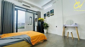 cho thuê studio 35m2 full nội thất ban công tại nơ trang long bình thạnh