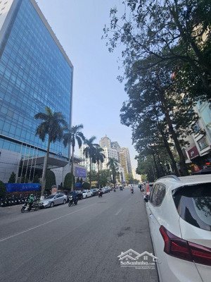 bán nhà hoàng quốc việt, lô góc , diện tích 80m2, vỉa hè kinh doanh, dân trí cao.