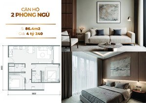 bán căn 2pn 86.4m2 giá chỉ 4 tỷ 240 tại dự án sunshine legend city