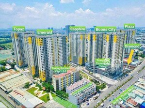 bcons plaza ( bcons city ) căn góc 54m2 2pn giá 2,49 tỷ bao thuế phí . sổ sẵn công chứng ngay