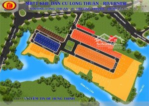 bán nền góc mt đường long thuận q9, shr full thổ cư, xd tự do, khu an ninh, 2 bờ sông tắc. lh ngay