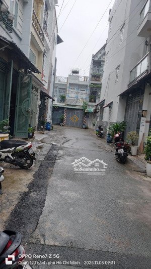 nhà 3 tầng - mới đẹp lung linh - hxh 6m - dtsd :150m -.shr