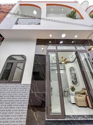 Nhà trệt lầu xây mới 3 phòng ngủ Full nội thất - Gần chợ An Bình và bệnh viện Nhi Đồng