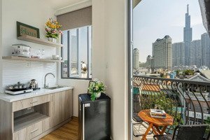 cănhộ mini 28m² ban công lớn view landmark 81 cực đẹp ngô tất tố, bình thạnh full tiện ích cao cấp